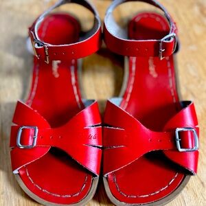 Salt water Red Kids Sandals
